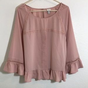 Target A New Day rose colored blouse